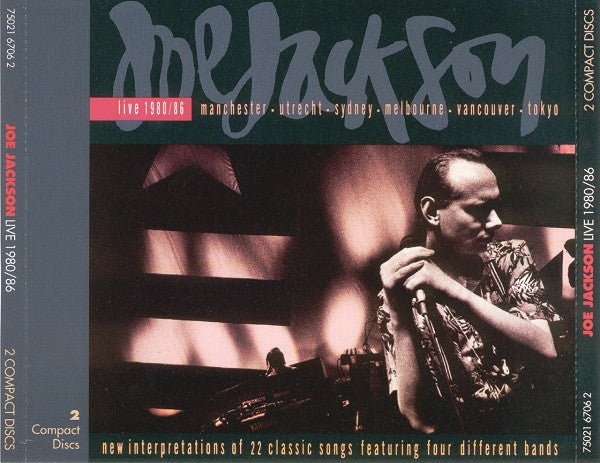 Joe Jackson : Live 1980/86 (2xCD, Album, RE)