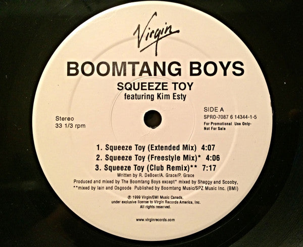 The Boomtang Boys : Squeeze Toy (12", Promo)