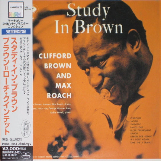 Clifford Brown And Max Roach : Study In Brown (CD, Album, Mono, Ltd, RE, RM, Pap)