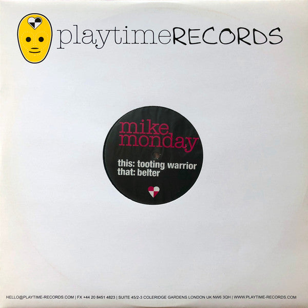 Mike Monday : Tooting Warrior / Belter (12")
