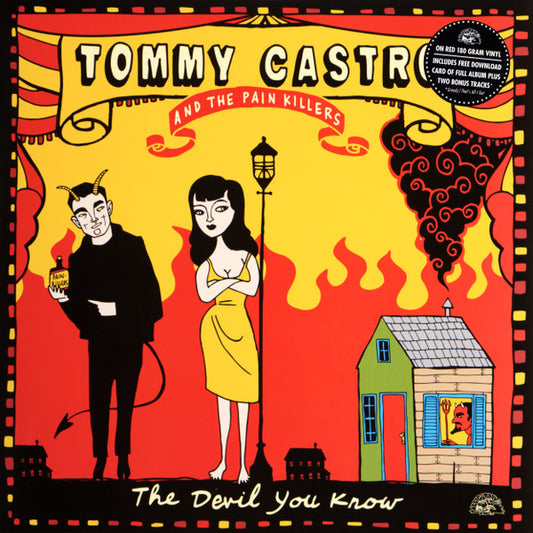 Tommy Castro And The Painkillers : The Devil You Know (LP, Album, Red)