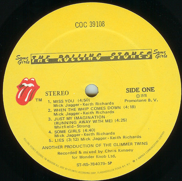 The Rolling Stones : Some Girls (LP, Album, 2nd)