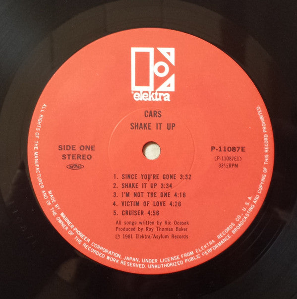 The Cars : Shake It Up (LP, Album)