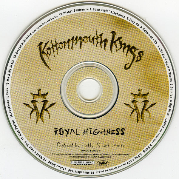 Kottonmouth Kings : Royal Highness (CD, Album)