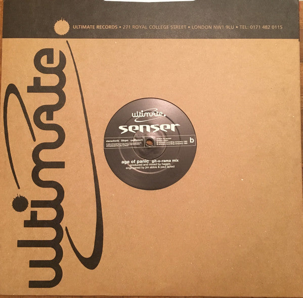 Senser : States Of Mind (12", EP, Promo)