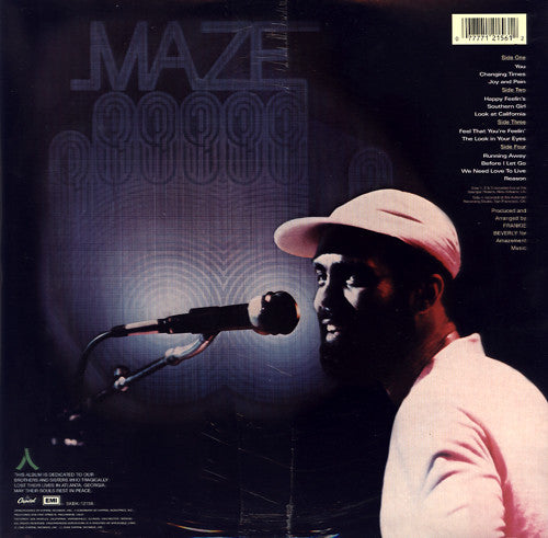 Maze Featuring Frankie Beverly : Live In New Orleans (2xLP, Album, RE, Gat)