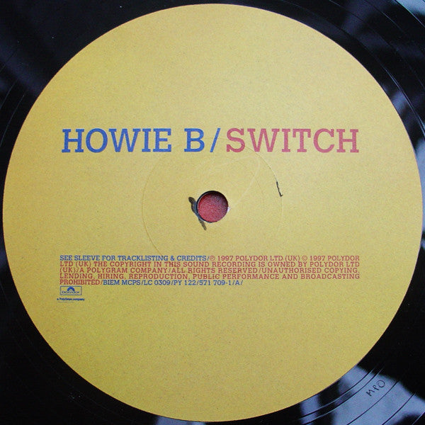 Howie B. : Switch (12",33 ⅓ RPM)