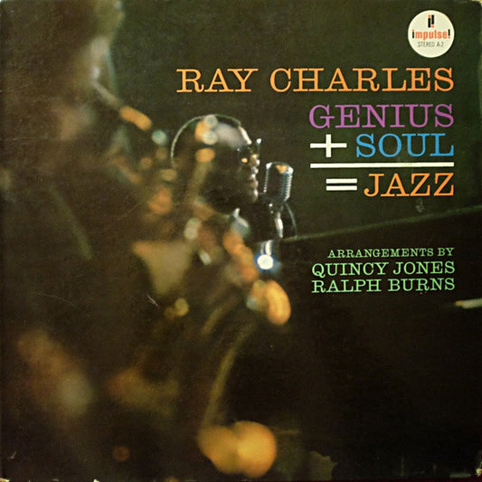 Ray Charles : Genius + Soul = Jazz (LP, Album, Gat)