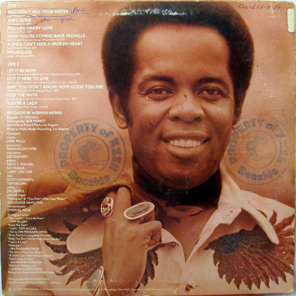Lou Rawls : She's Gone (LP, Album, Promo, Mon)
