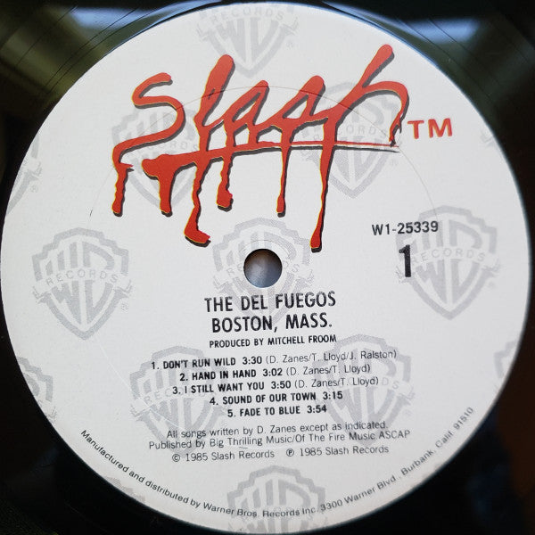 The Del Fuegos : Boston, Mass. (LP, Album, Club)