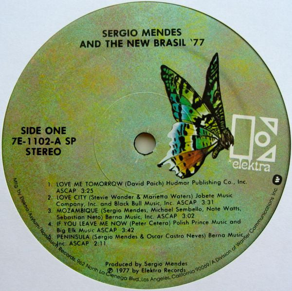 Sérgio Mendes & The New Brasil '77 : Sergio Mendes And The New Brasil '77 (LP, Album, Spe)