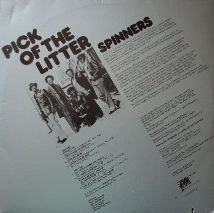 Spinners : Pick Of The Litter (LP, Album, RI )