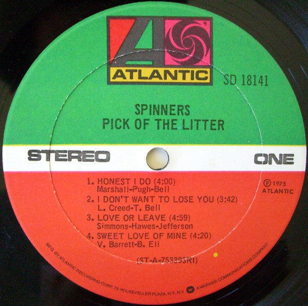 Spinners : Pick Of The Litter (LP, Album, RI )