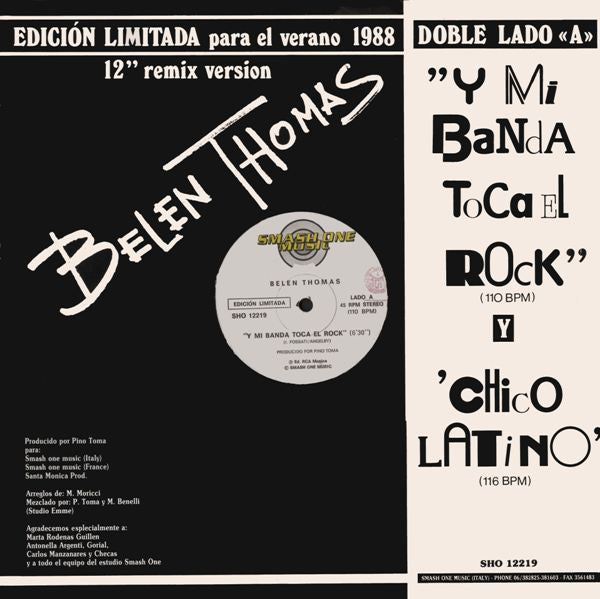 Belen Thomas : Y Mi Banda Toca El Rock (12", Ltd)