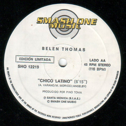 Belen Thomas : Y Mi Banda Toca El Rock (12", Ltd)
