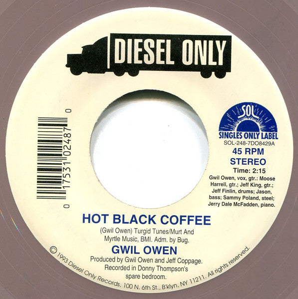 Gwil Owen : Hot Black Coffee (7", Mau)