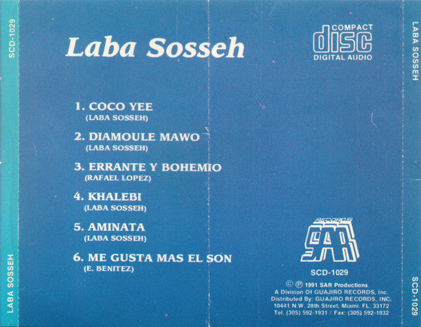 Laba Sosseh : Laba Sosseh (CD, Album, RE)
