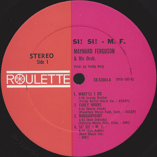 Maynard Ferguson & His Orchestra : Si! Si! - M.F. (LP)