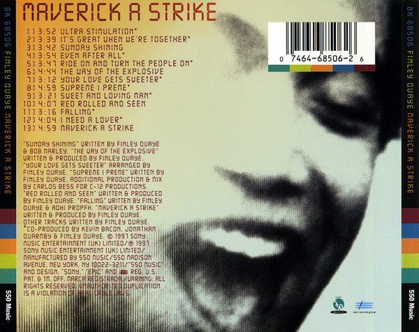 Finley Quaye : Maverick A Strike (CD)