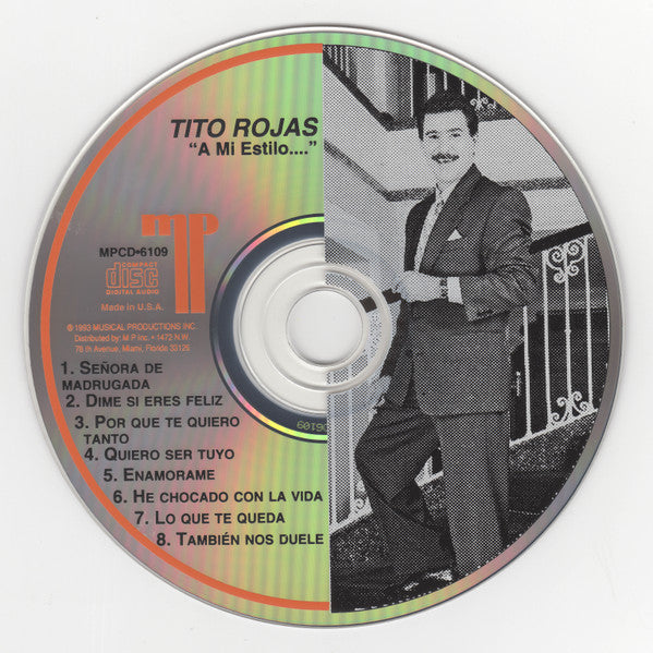 Tito Rojas : A Mi Estilo.... (CD, Album, RE)