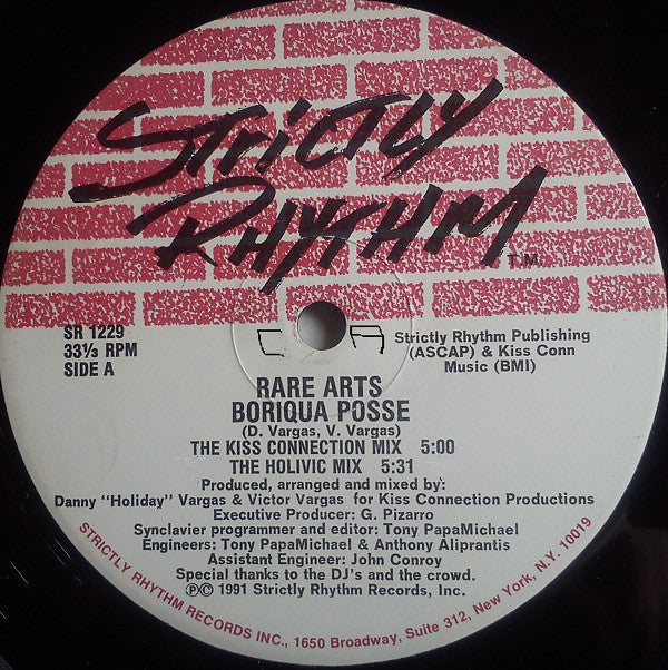 Rare Arts : Boriqua Posse (12")
