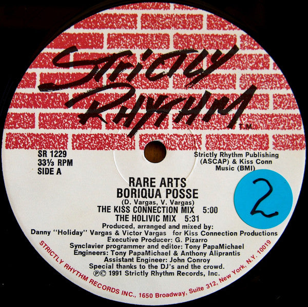 Rare Arts : Boriqua Posse (12")