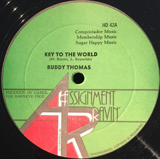 Ruddy Thomas : Key To The World (12")