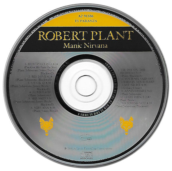 Robert Plant : Manic Nirvana (CD, Album, Club)