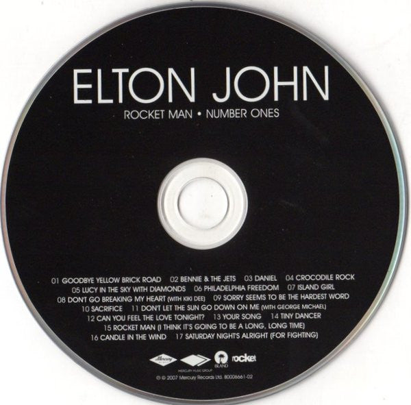 Elton John : Rocket Man ● Number Ones (CD, Comp, Dig)