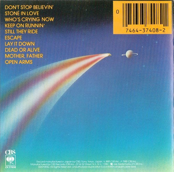Journey : Escape (CD, Album, RE, Son)