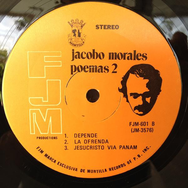 Jacobo Morales : Poemas 2 (LP, Album)
