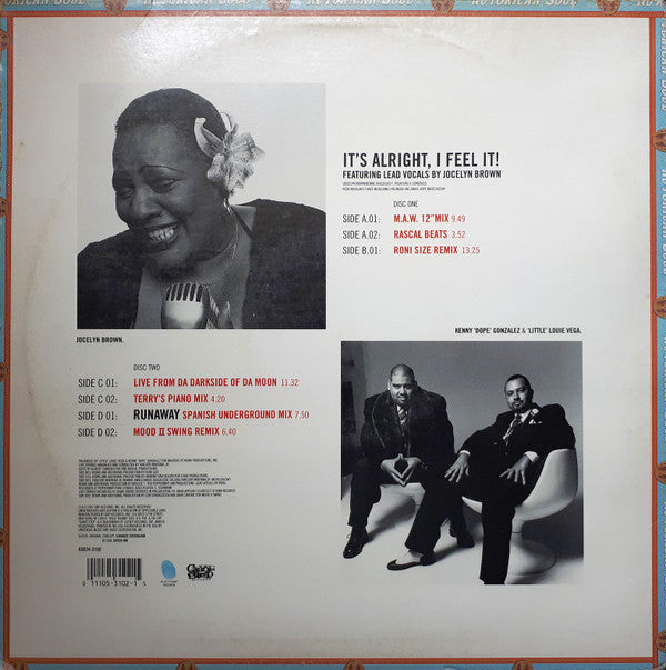 Nuyorican Soul feat. Jocelyn Brown : It's Alright, I Feel It! (2x12", Single)