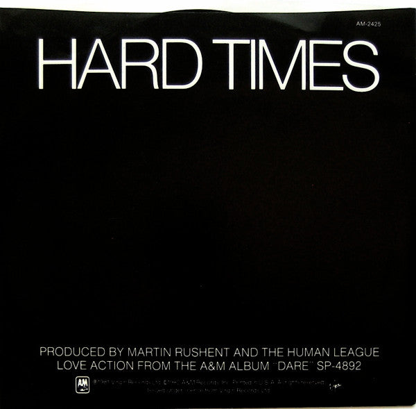 The Human League : Love Action (I Believe In Love) (7", Single, Mon)