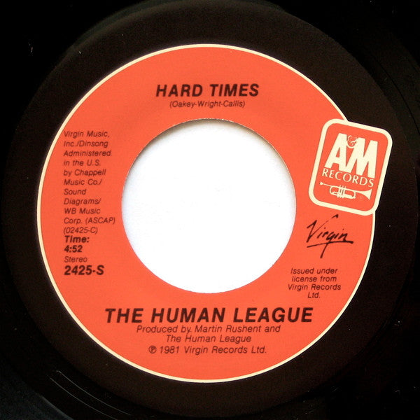The Human League : Love Action (I Believe In Love) (7", Single, Mon)