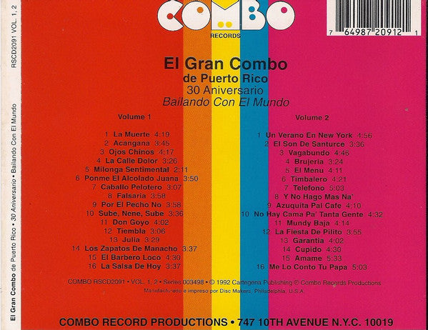 El Gran Combo : 30 Aniversario - Bailando Con El Mundo (2xCD, Comp)
