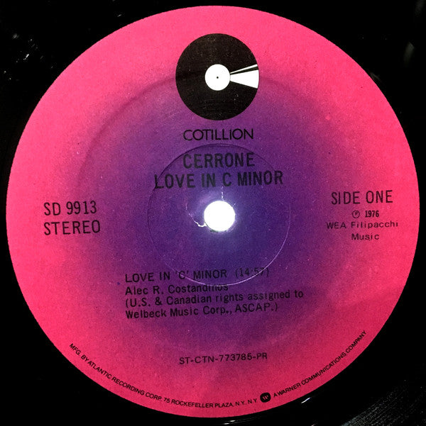 Cerrone : Love In C Minor (LP, Album)