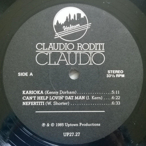 Claudio Roditi : Claudio! (LP, Album)