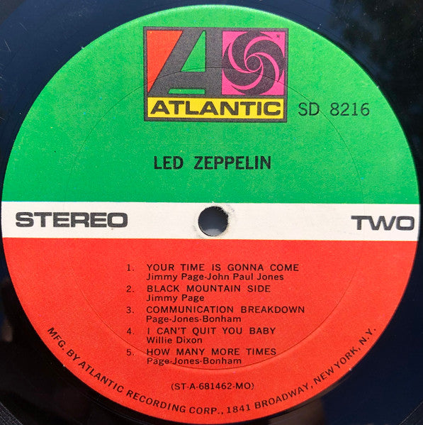 Led Zeppelin : Led Zeppelin (LP, Album, MO )