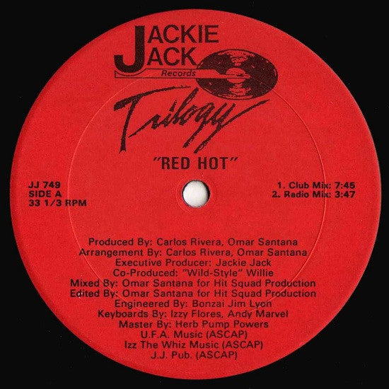 Trilogy : Red Hot (12")