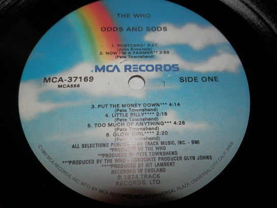 The Who : Odds & Sods (LP, Comp, RE)