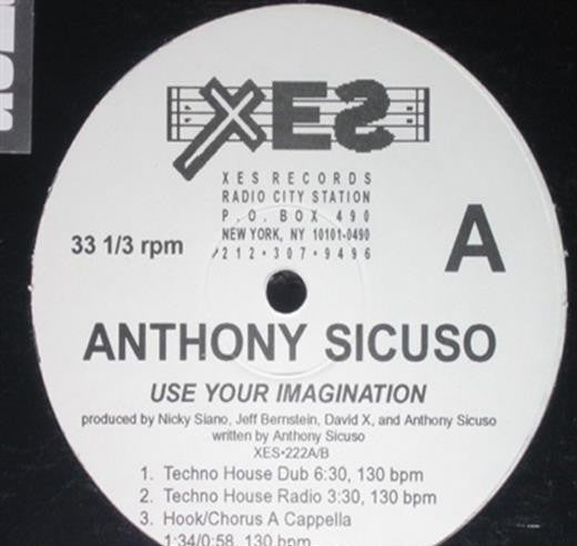 Anthony Sicuso : Use Your Imagination (12")
