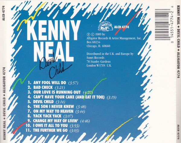 Kenny Neal : Devil Child (CD, Album)