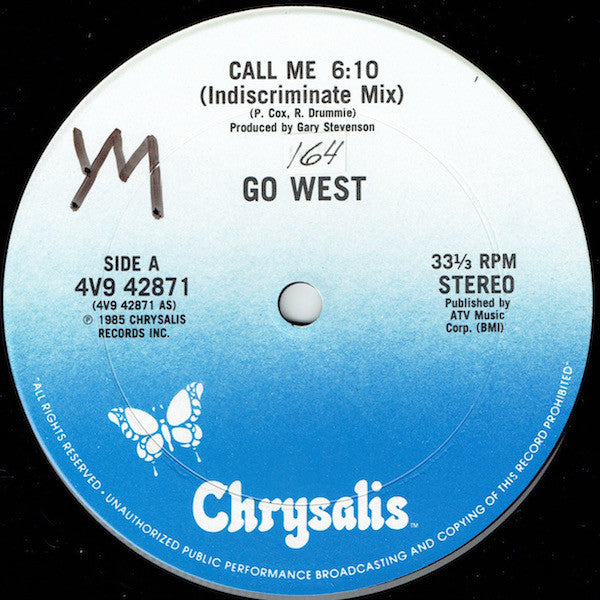 Go West : Call Me (The Indiscriminate Mix) (12")