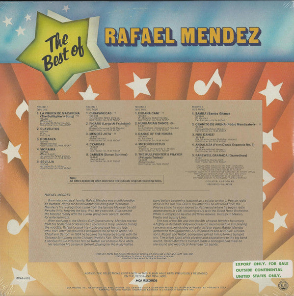 Rafael Mendez : The Best Of  (2xLP, Comp, Gat)