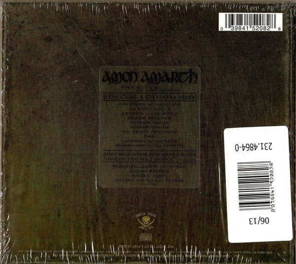 Amon Amarth : Deceiver Of The Gods (Box, Ltd + CD, Album, Dig + CD, EP, Car)
