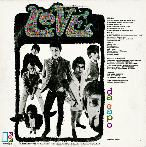 Love : Da Capo (LP, Album, Mono, All)