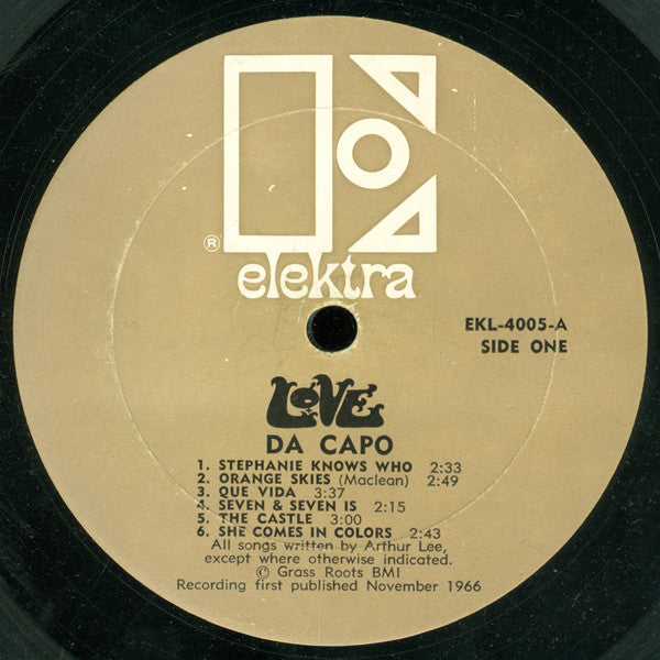 Love : Da Capo (LP, Album, Mono, All)