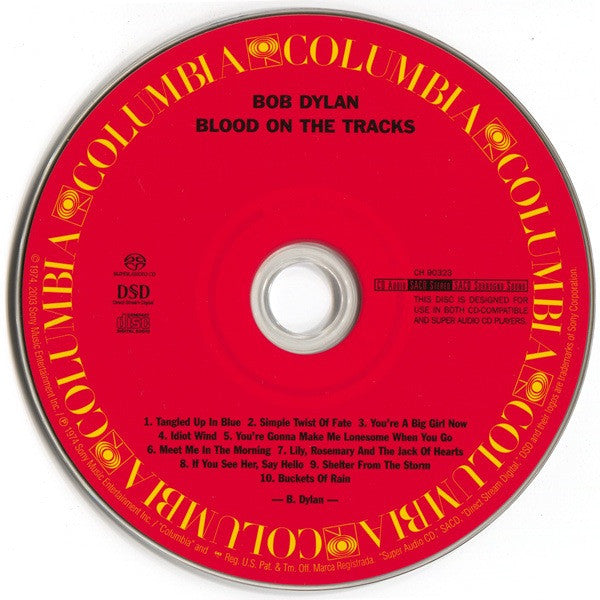 Bob Dylan : Blood On The Tracks (SACD, Hybrid, Multichannel, Album, RE, RM)
