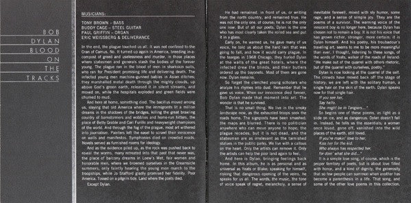 Bob Dylan : Blood On The Tracks (SACD, Hybrid, Multichannel, Album, RE, RM)