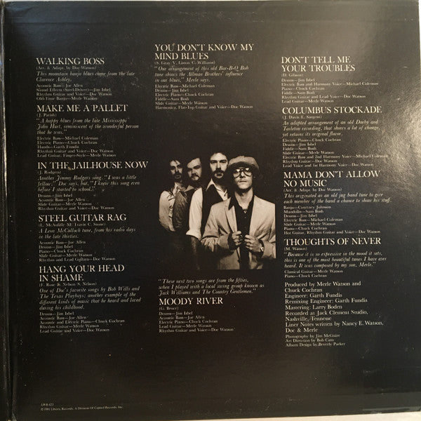 Doc Watson : Memories (2xLP, Album, RE, Jac)